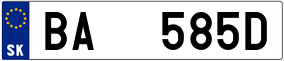 Truck License Plate